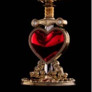 Bath & Body Works Disney Evil Queen Pierced Heart Pedestal Candle Holder NEW